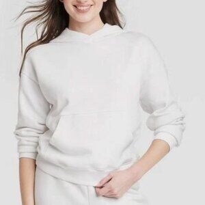 White Boyfriend Hoodie Size XS